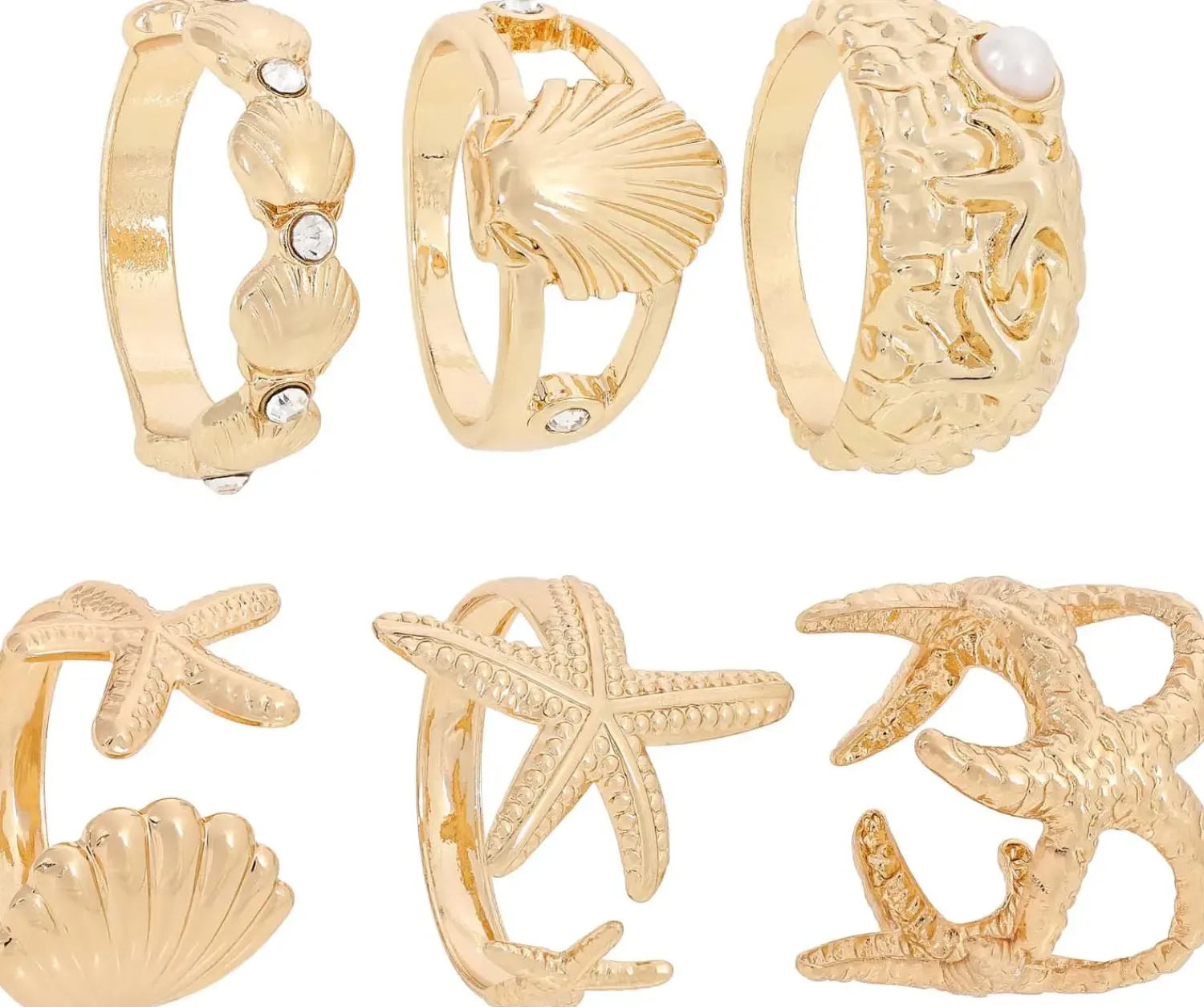 Discount Bijou Brigitte Set di anelli - Vitamin Sea