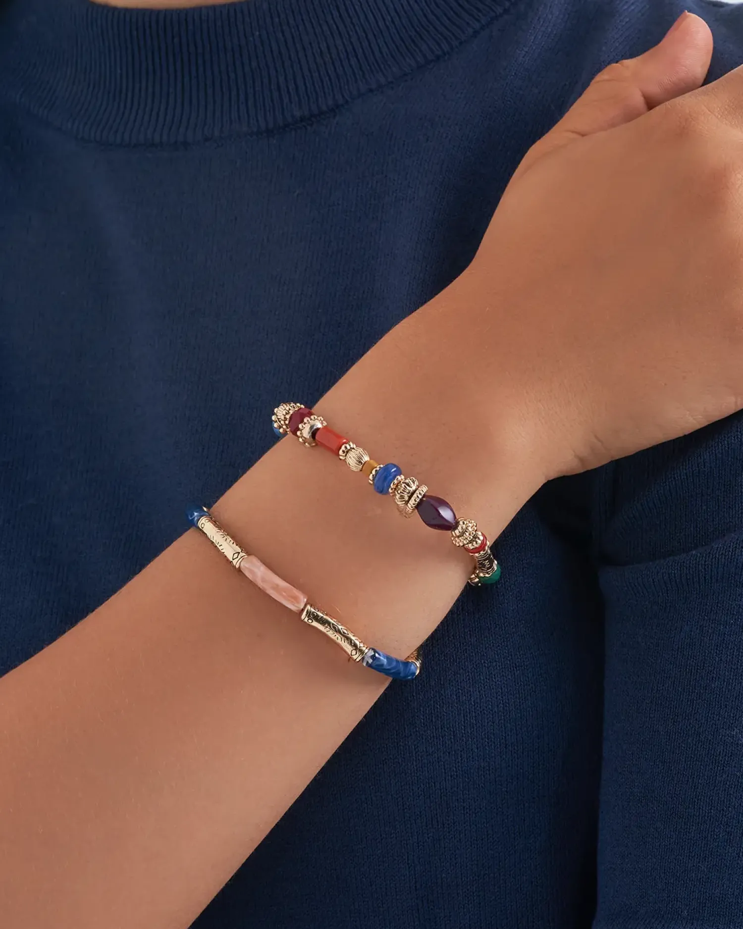 Clearance Bijou Brigitte Set di braccialetti - Colorful Beads