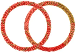 Sale Bijou Brigitte Set di braccialetti - Coral Weave