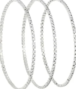 Clearance Bijou Brigitte Set di braccialetti - Glossy Silver