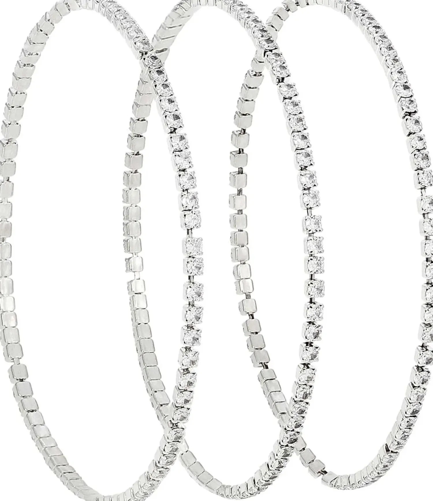 Clearance Bijou Brigitte Set di braccialetti - Glossy Silver