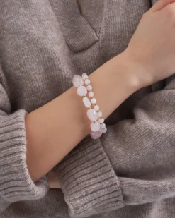 Online Bijou Brigitte Set di braccialetti - Gold Quartz