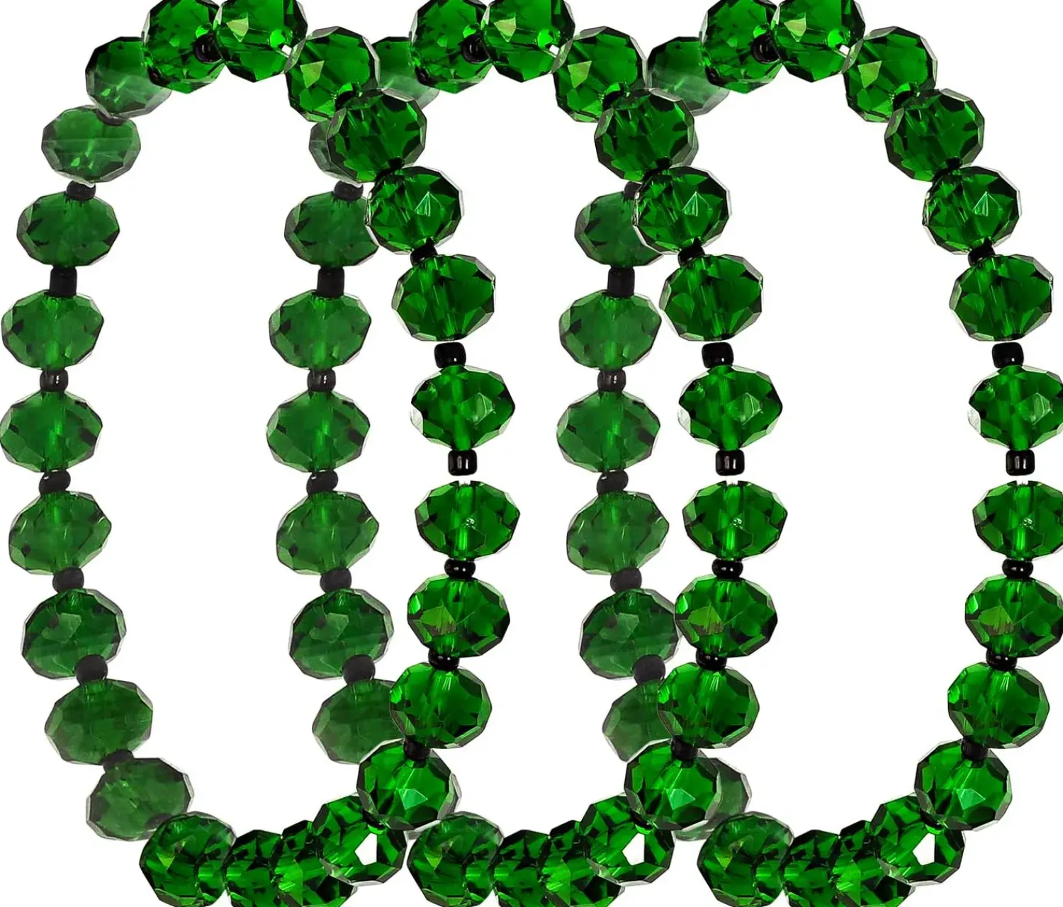 Bijou Brigitte Set di braccialetti - Green Glam