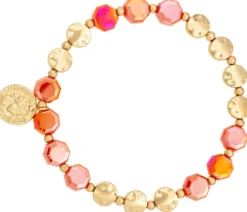 Hot Bijou Brigitte Set di braccialetti - Orange Shell
