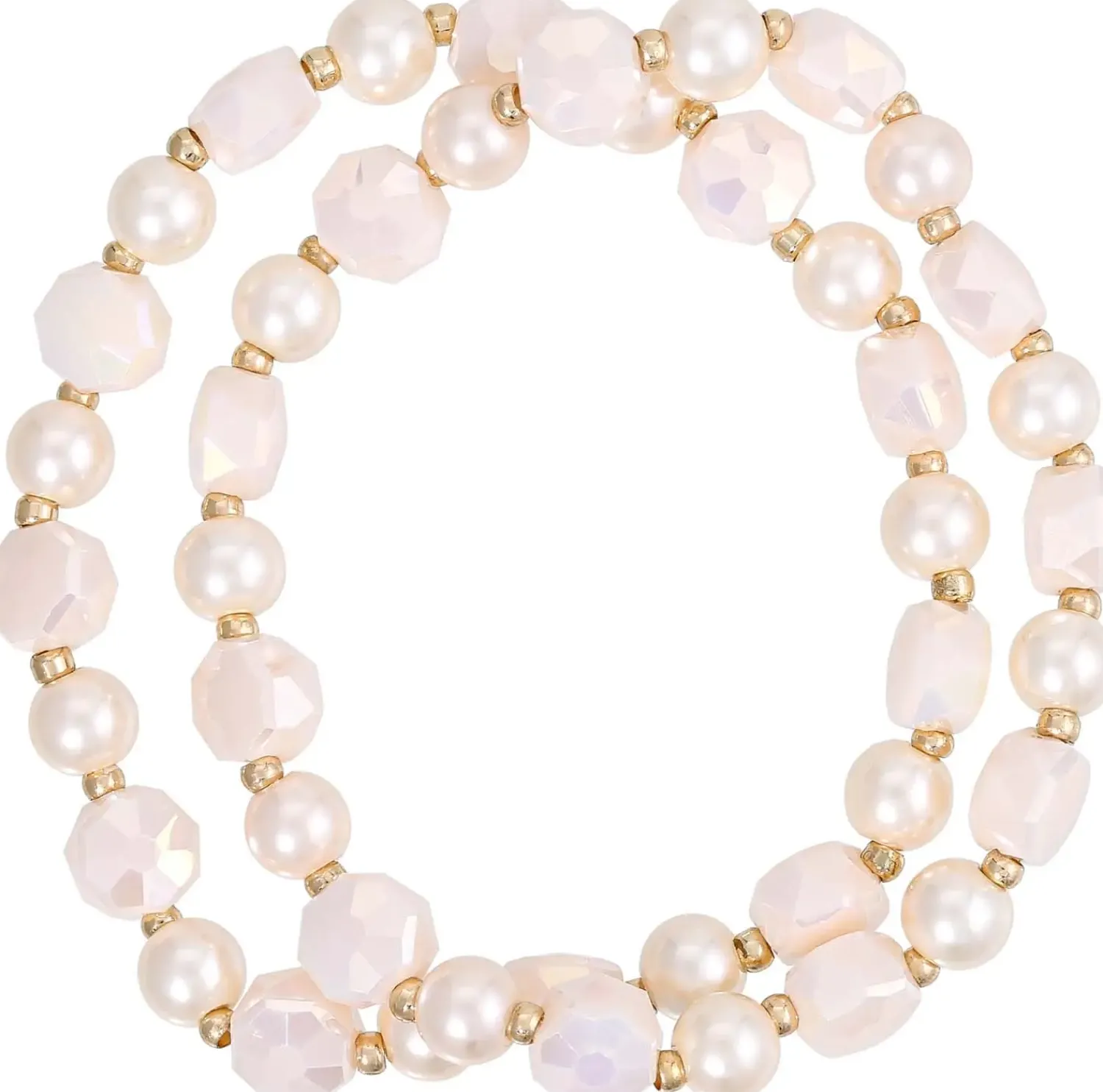 Best Bijou Brigitte Set di braccialetti - Soft Rose