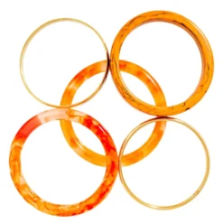 Outlet Bijou Brigitte Set di bracciali - Golden Amber