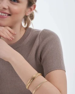 New Bijou Brigitte Set di bracciali - Golden Essentials