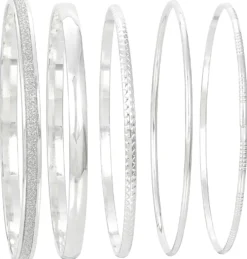 Outlet Bijou Brigitte Set di bracciali - Silver Essentials