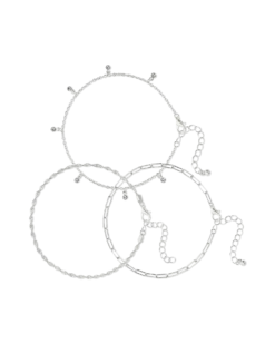 Clearance Bijou Brigitte Set di cavigliere - Classy Trio