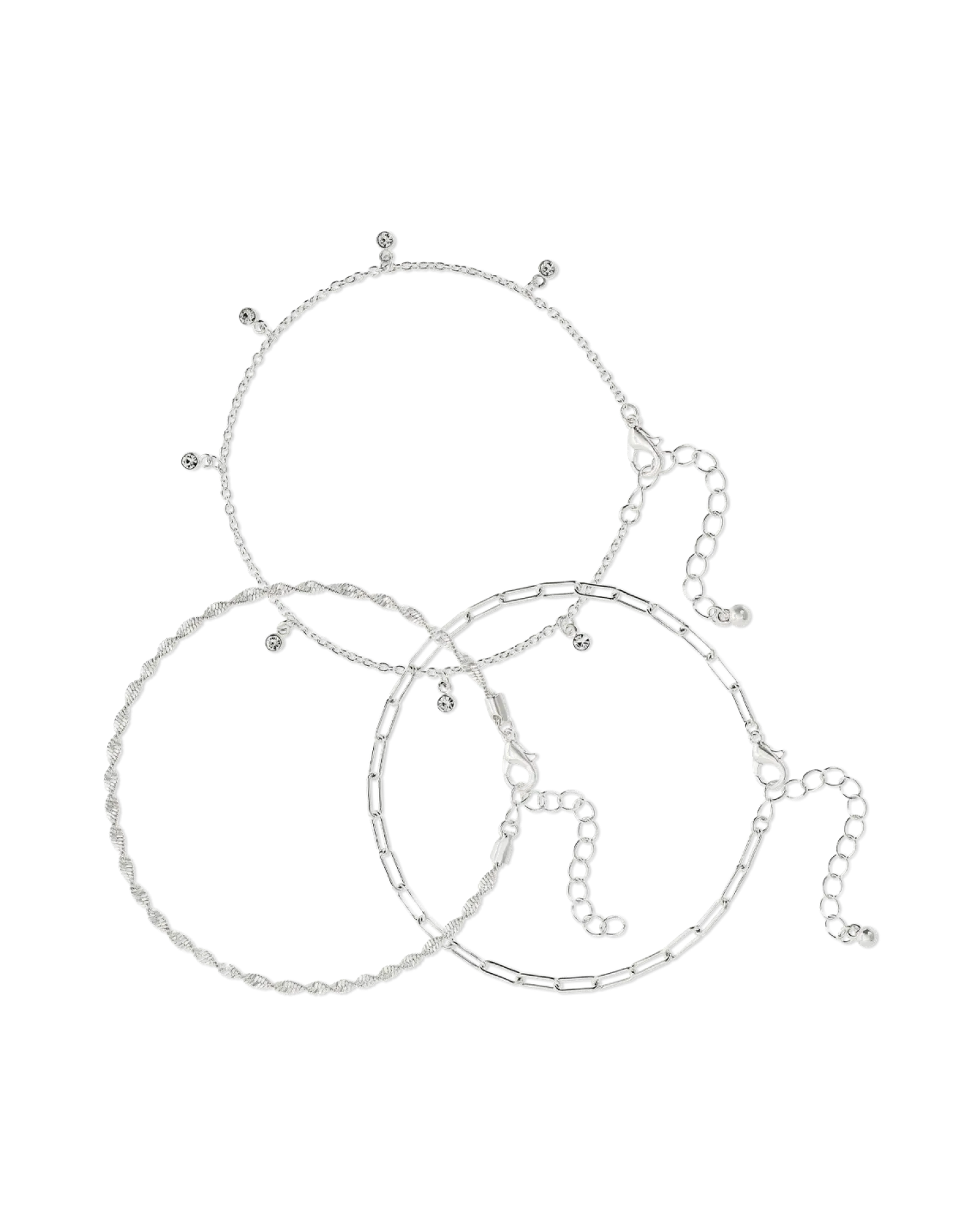 Clearance Bijou Brigitte Set di cavigliere - Classy Trio
