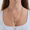 New Bijou Brigitte Set di collane - Cross Duo