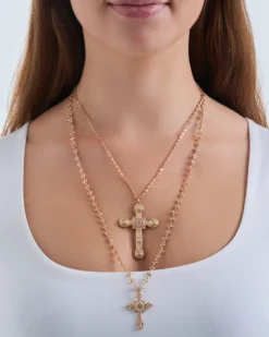 New Bijou Brigitte Set di collane - Cross Duo