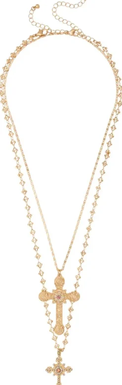 New Bijou Brigitte Set di collane - Cross Duo