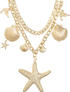 Hot Bijou Brigitte Set di collane - Golden Maritime