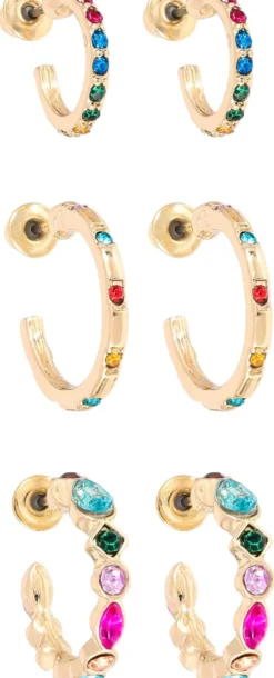 Sale Bijou Brigitte Set di creoli - Bright Sparkle