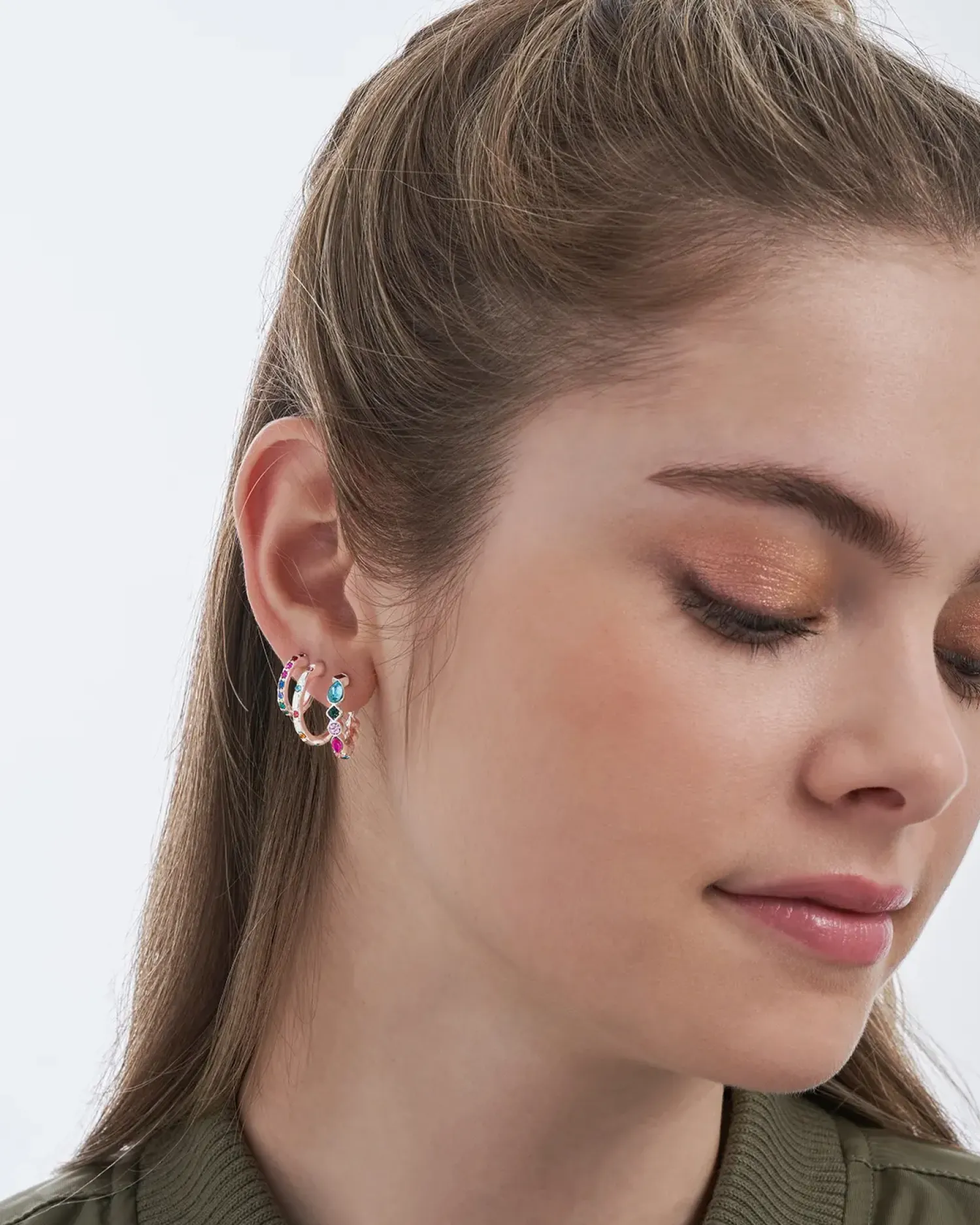 New Bijou Brigitte Set di creoli - Colorful Sparkle