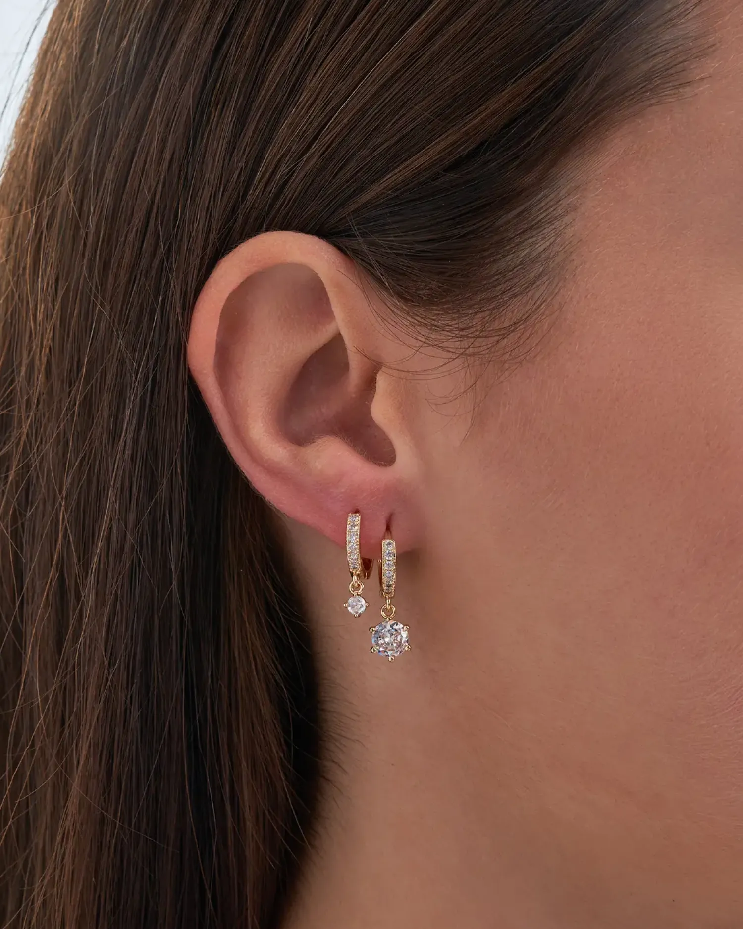Hot Bijou Brigitte Set di creoli - Crystal Charms