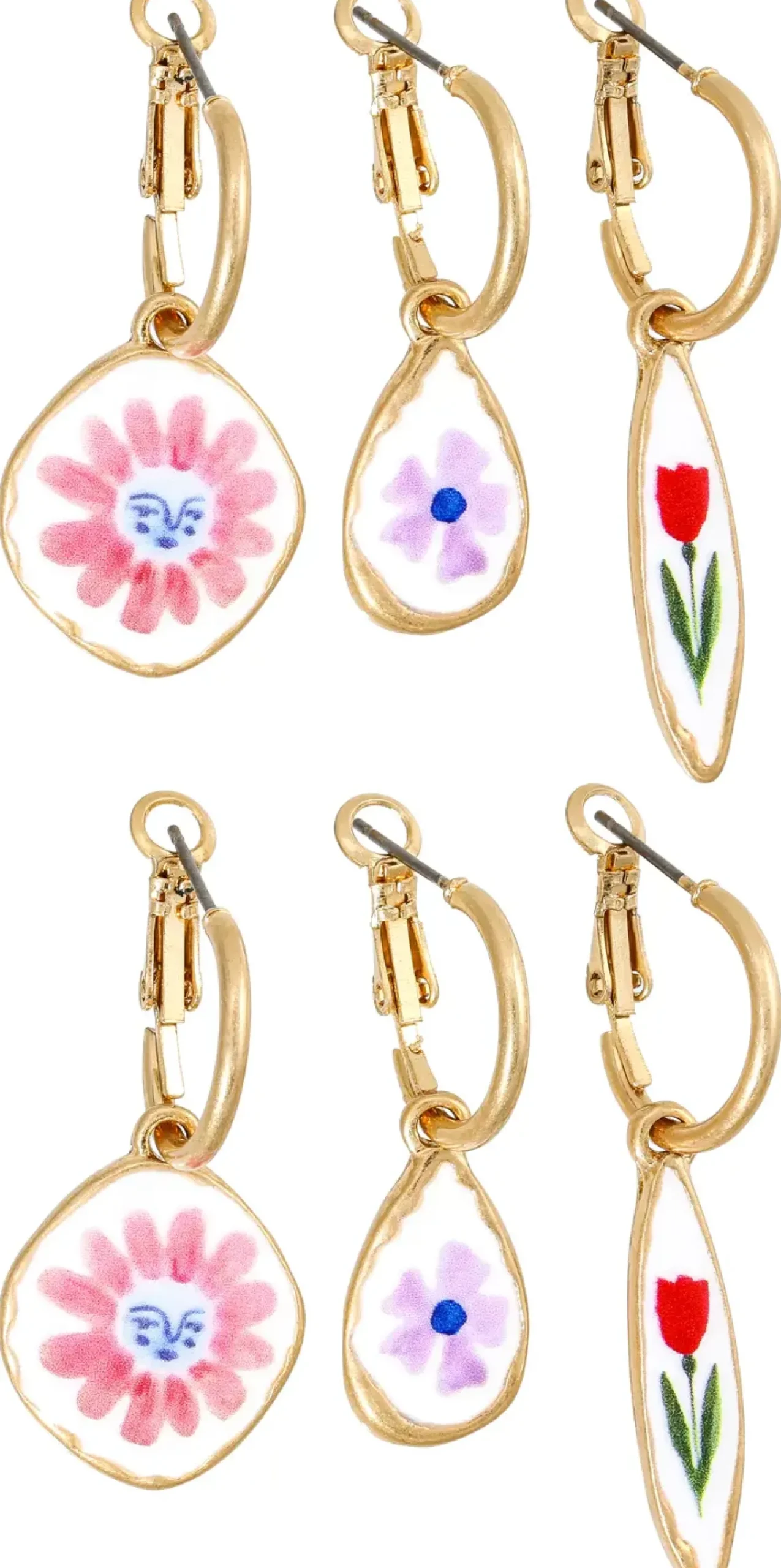 Outlet Bijou Brigitte Set di creoli - Flower Dreams