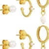 Online Bijou Brigitte Set di creoli - Freshwater Pearls