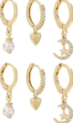 Clearance Bijou Brigitte Set di creoli - Golden Allstars