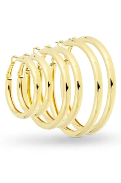 Discount Bijou Brigitte Set di creoli - Golden Essentials