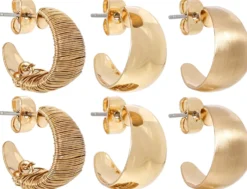 Bijou Brigitte Set di creoli - Golden Shines
