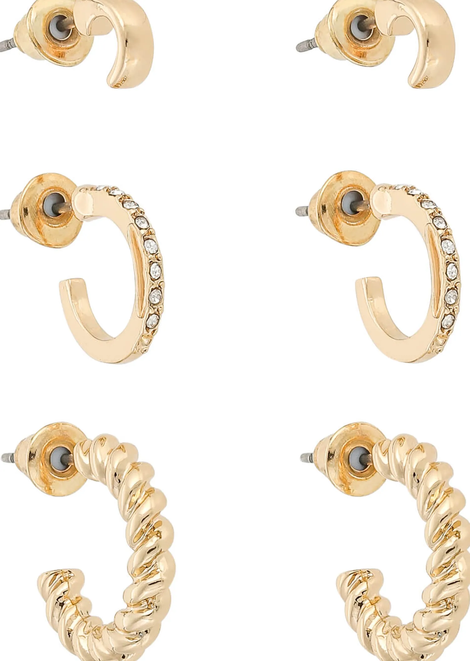Online Bijou Brigitte Set di creoli - Golden Trio