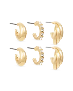 New Bijou Brigitte Set di creoli - Golden Variety