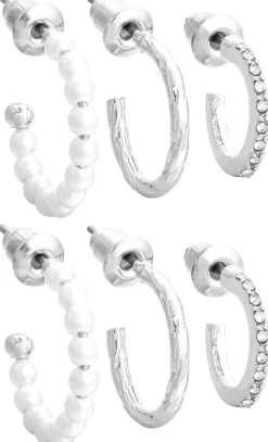 Bijou Brigitte Set di creoli - Lucid Pearls
