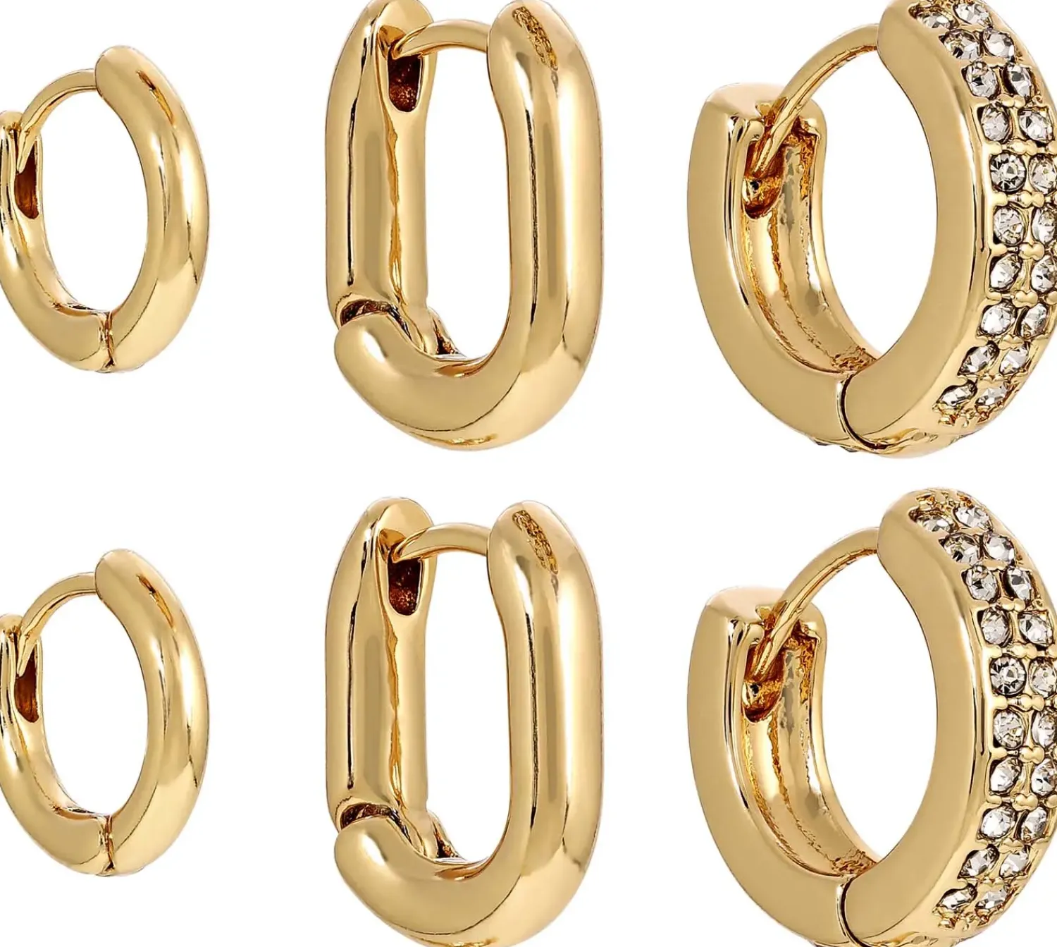 New Bijou Brigitte Set di creoli - Perfect Gold