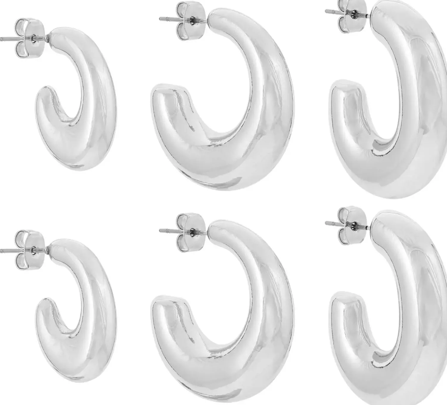 Discount Bijou Brigitte Set di creoli - Radiant Silver