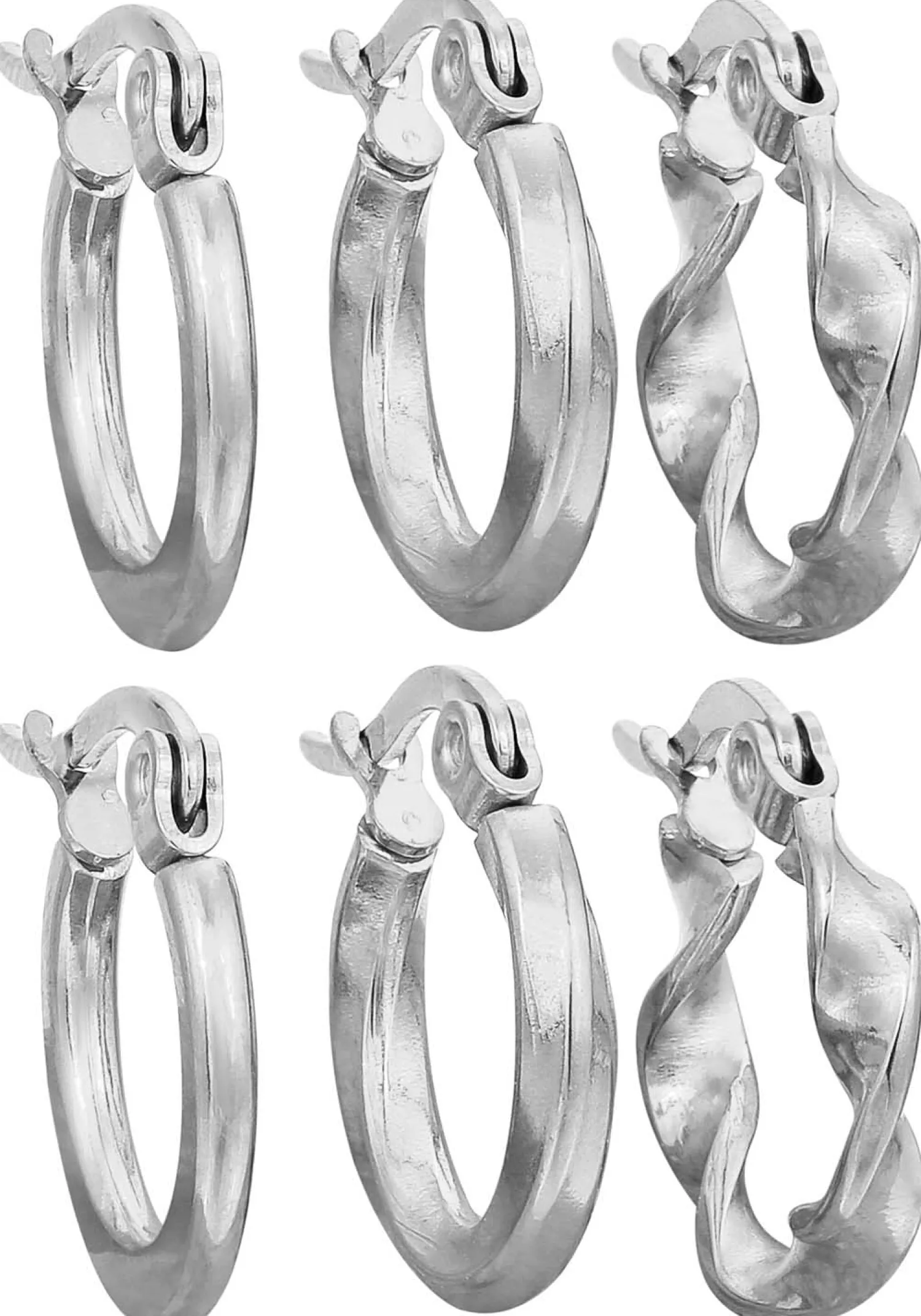 Bijou Brigitte Set di creoli - Silver Chic