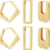 Outlet Bijou Brigitte Set di creoli - Square Basics