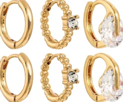 Online Bijou Brigitte Set di creoli - Zirkonia Bling