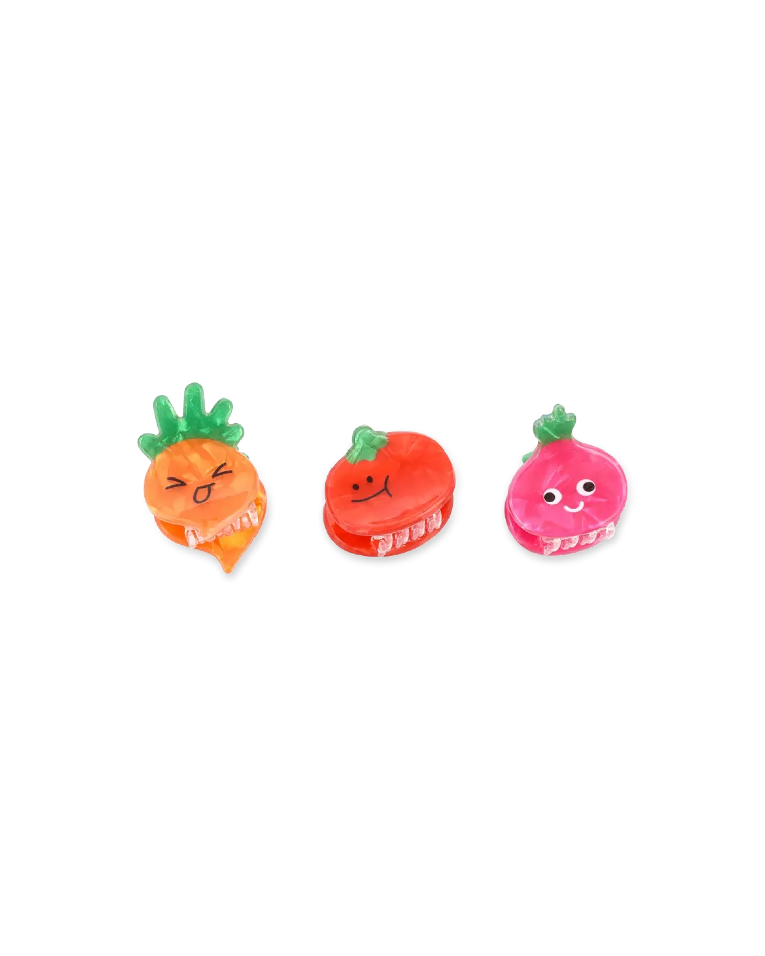 Hot Bijou Brigitte Set di fermagli per capelli - Happy Vegetables