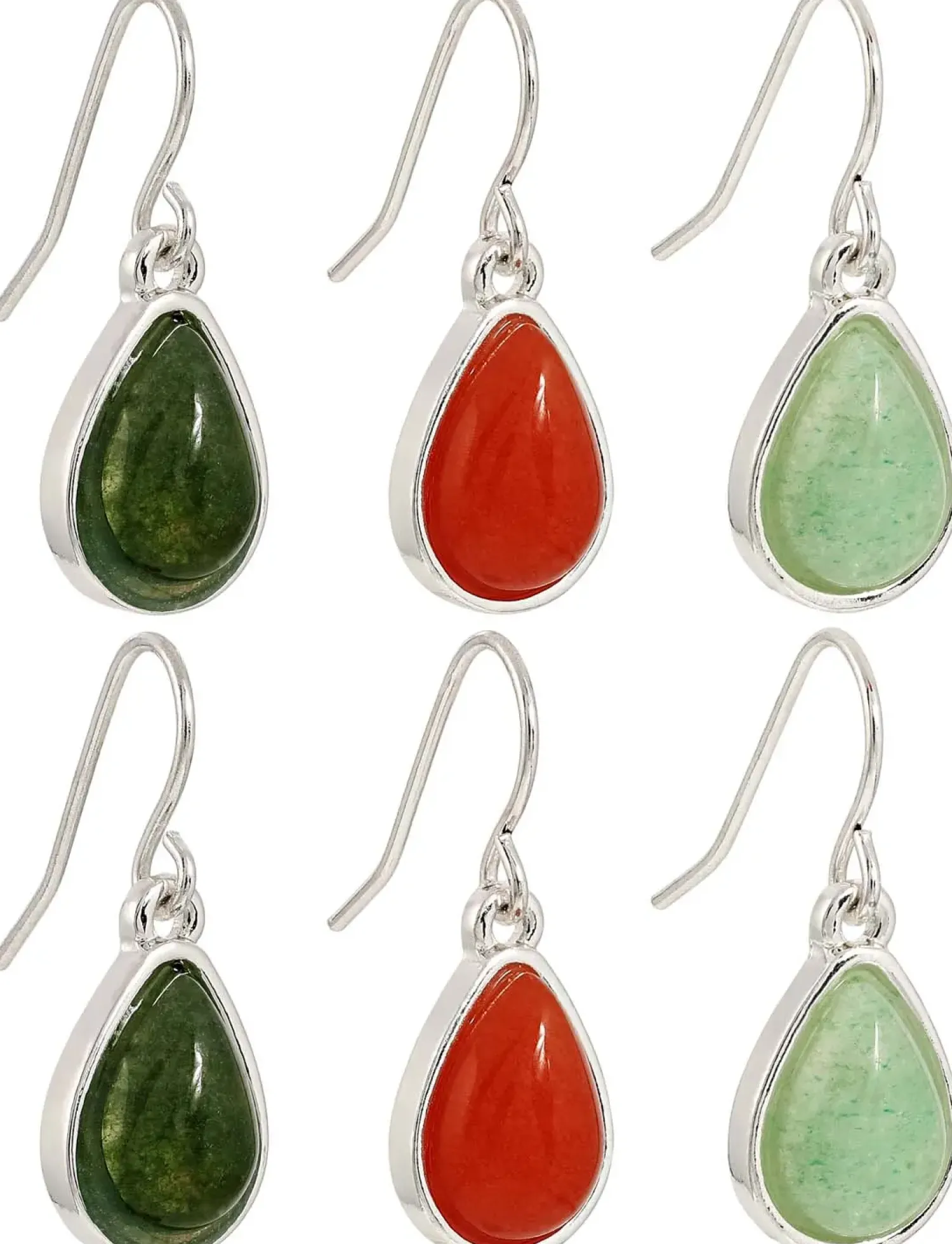 Clearance Bijou Brigitte Set di orecchini a pendente - Aventurine Gems