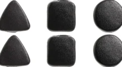 Hot Bijou Brigitte Set di orecchini a perno - Black Shapes