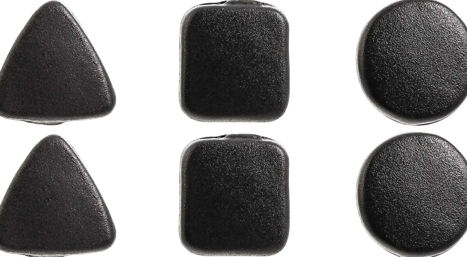Hot Bijou Brigitte Set di orecchini a perno - Black Shapes
