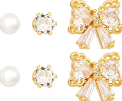 Online Bijou Brigitte Set di orecchini a perno - Bow Trio