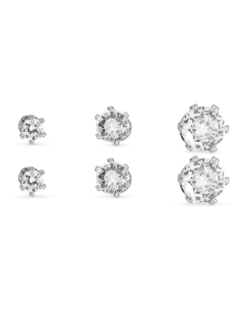 Outlet Bijou Brigitte Set di orecchini a perno - Clear Crystal
