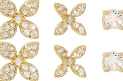 Clearance Bijou Brigitte Set di orecchini a perno - Floral Fizz