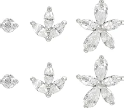 Sale Bijou Brigitte Set di orecchini a perno - Floral Trio