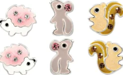 Best Bijou Brigitte Set di orecchini a perno - Forest Animals