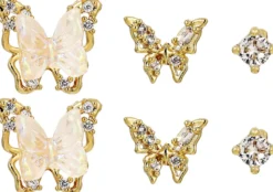 Online Bijou Brigitte Set di orecchini a perno - Golden Dreams