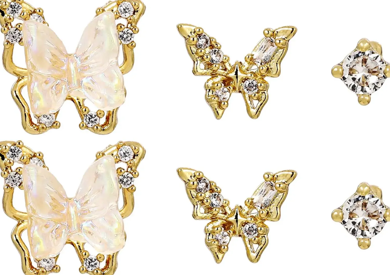 Online Bijou Brigitte Set di orecchini a perno - Golden Dreams