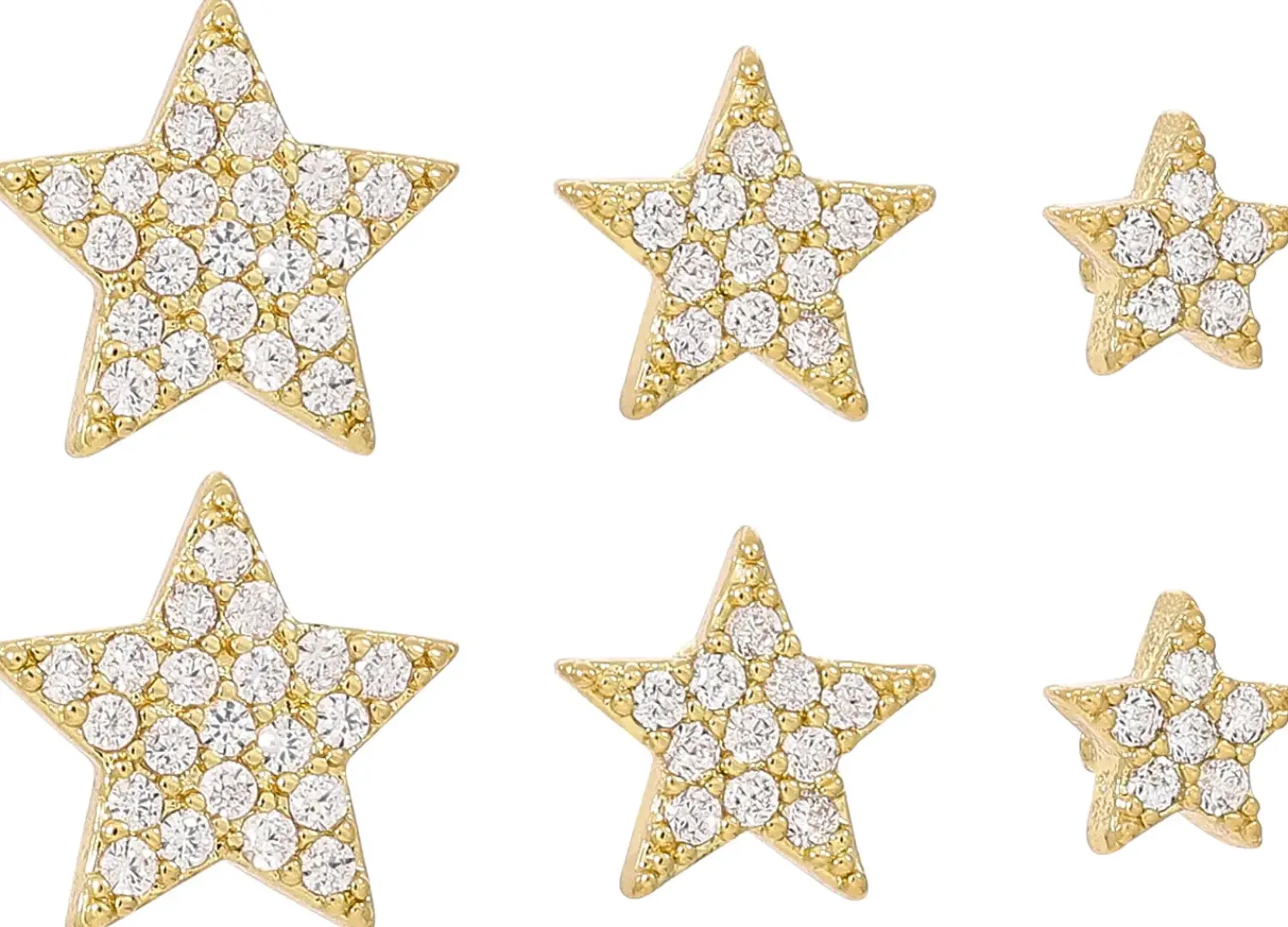 Bijou Brigitte Set di orecchini a perno - Night Stars