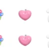 Discount Bijou Brigitte Set di orecchini a perno per bambini - Pink Charms