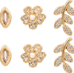 Sale Bijou Brigitte Set di orecchini a perno - Pretty Leaves