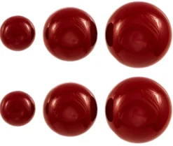 Online Bijou Brigitte Set di orecchini a perno - Red Balls