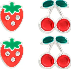 New Bijou Brigitte Set di orecchini a perno - Red Fruits